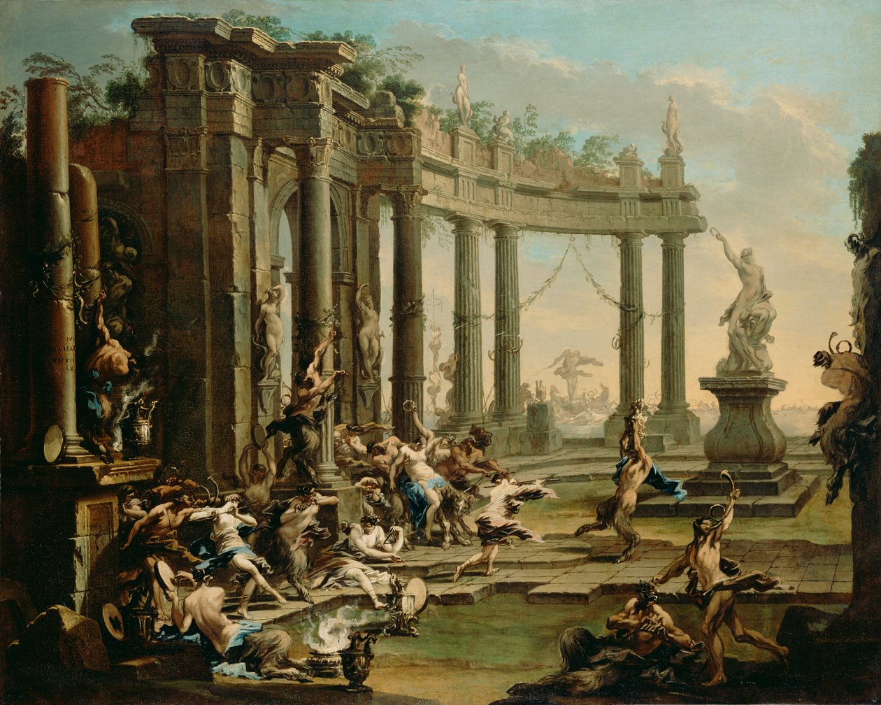 Bacchanale alkotó: Alessandro Magnasco