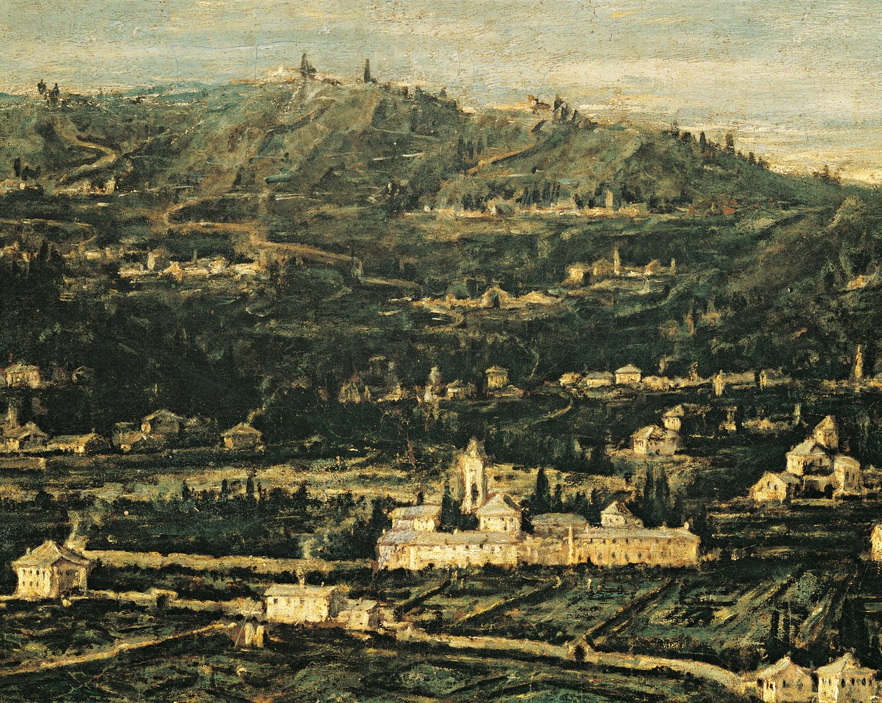 Részlet a szórakozás a Garden of Albaro alkotó: Alessandro Magnasco