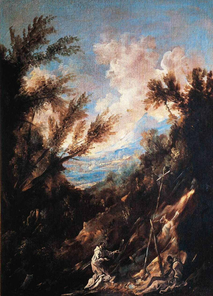 Fás barátok, Alessandro Magnasco, Lissandrino (1667-1749) alkotó: Alessandro Magnasco