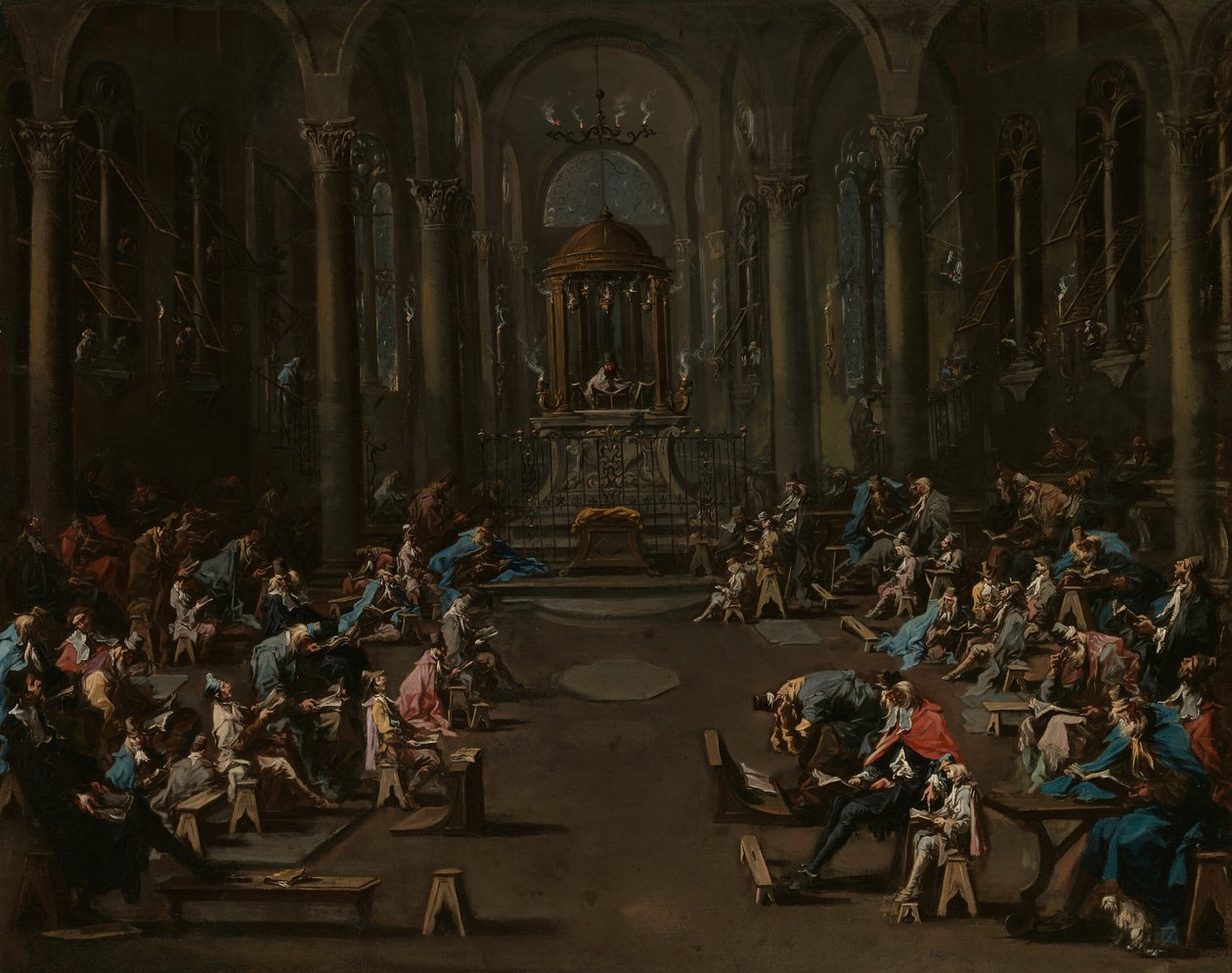 A zsinagóga alkotó: Alessandro Magnasco