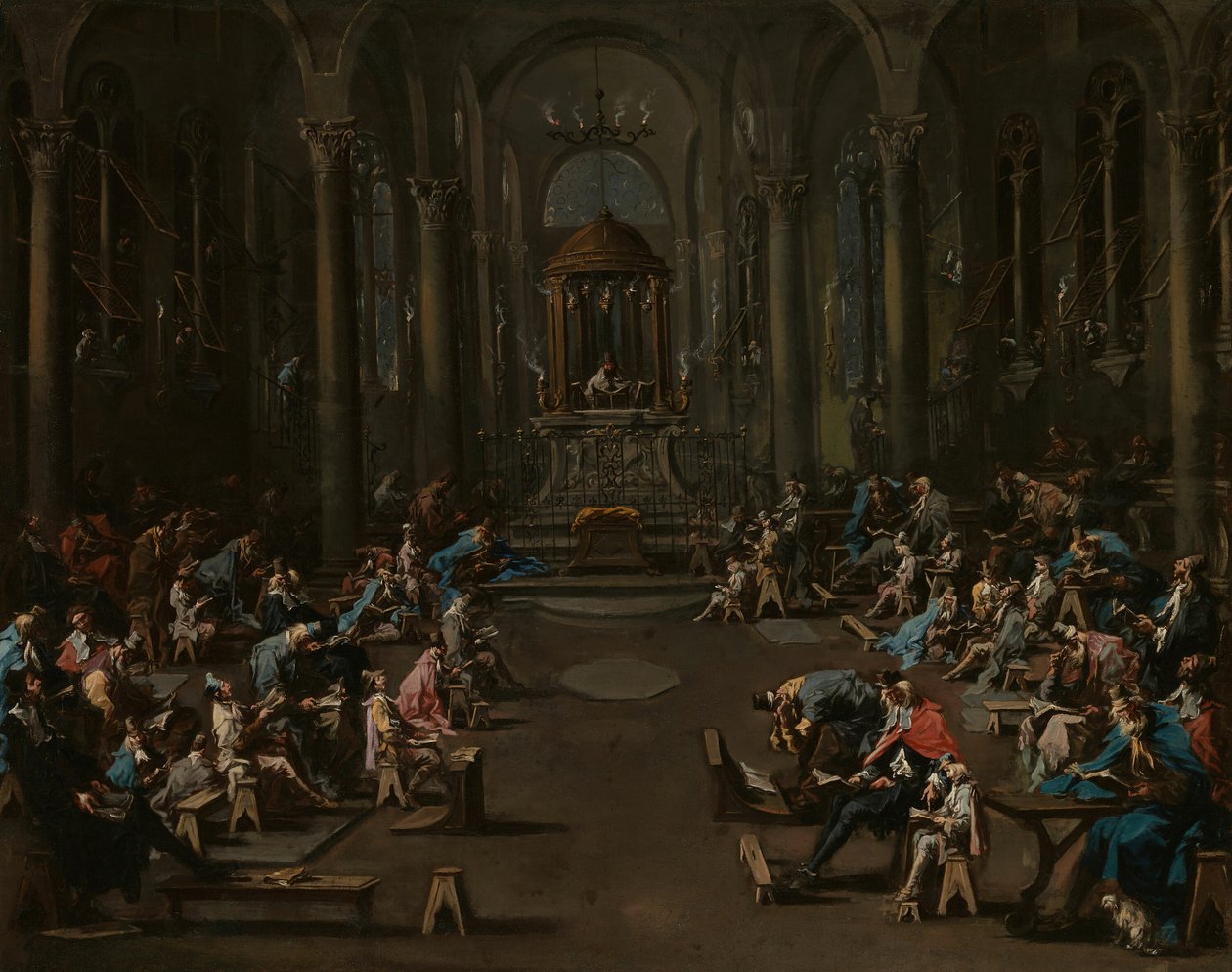 Zsinagóga, 172535. alkotó: Alessandro Magnasco