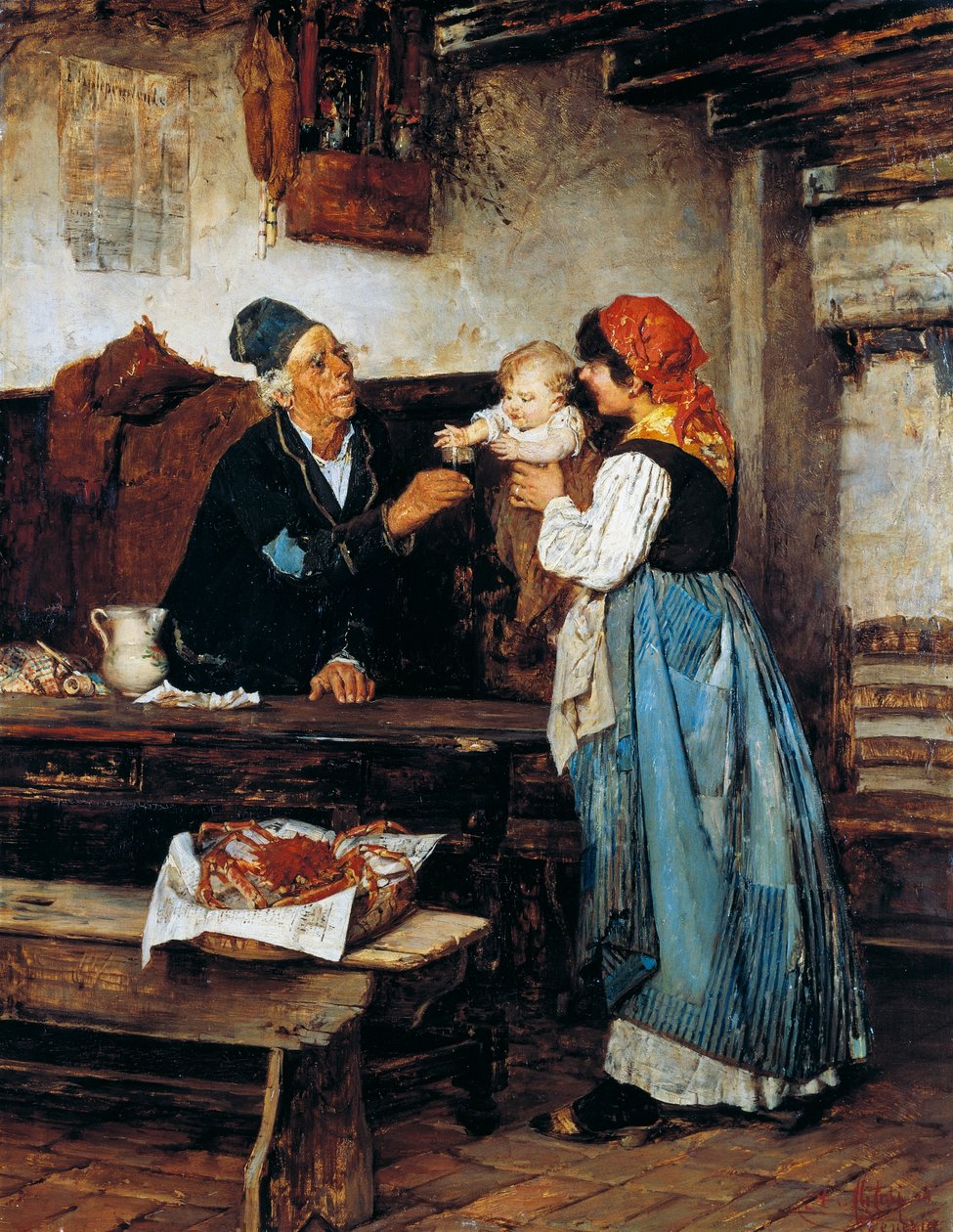 Nagyapa felajánlása alkotó: Alessandro Milesi