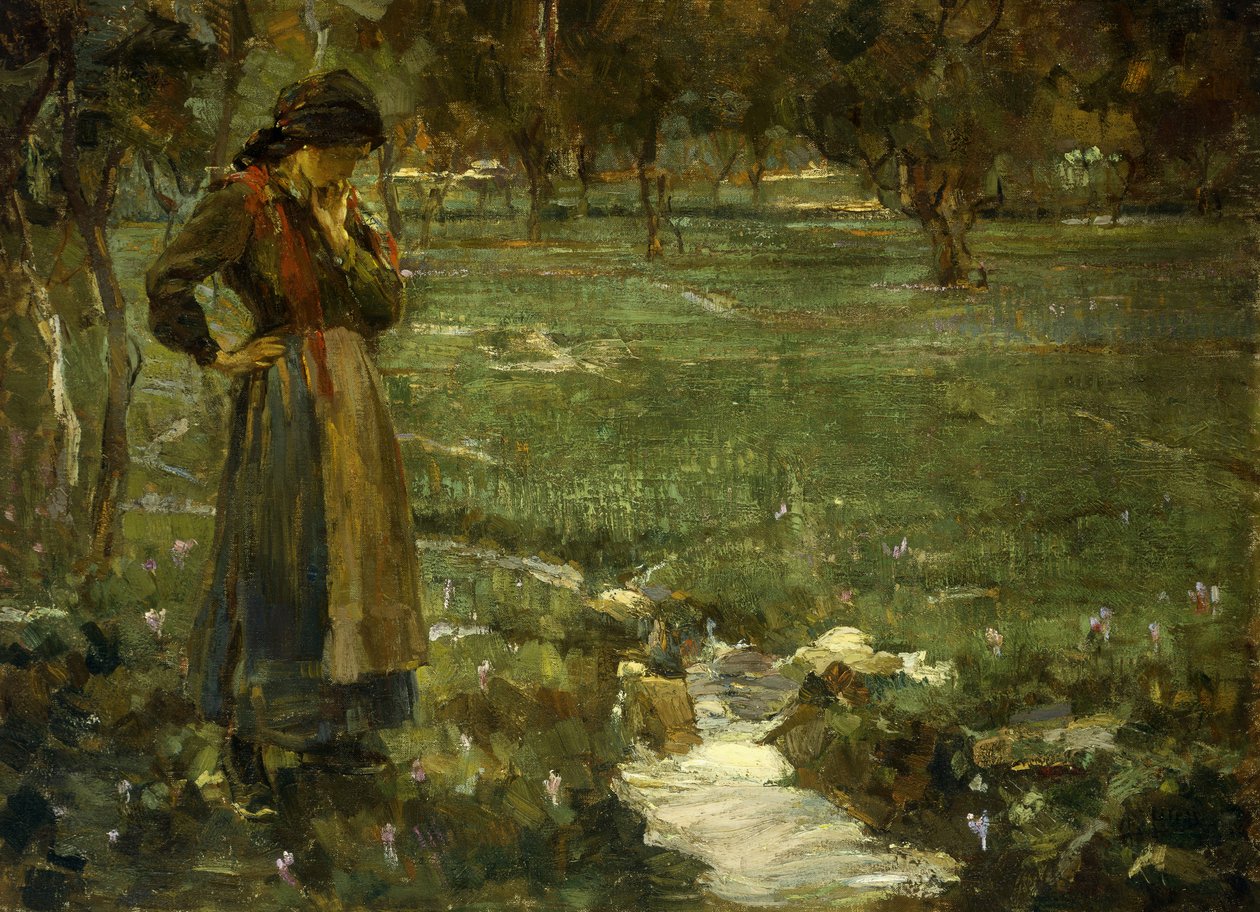The Whispering Brook (olaj, vászon) alkotó: Alessandro Milesi