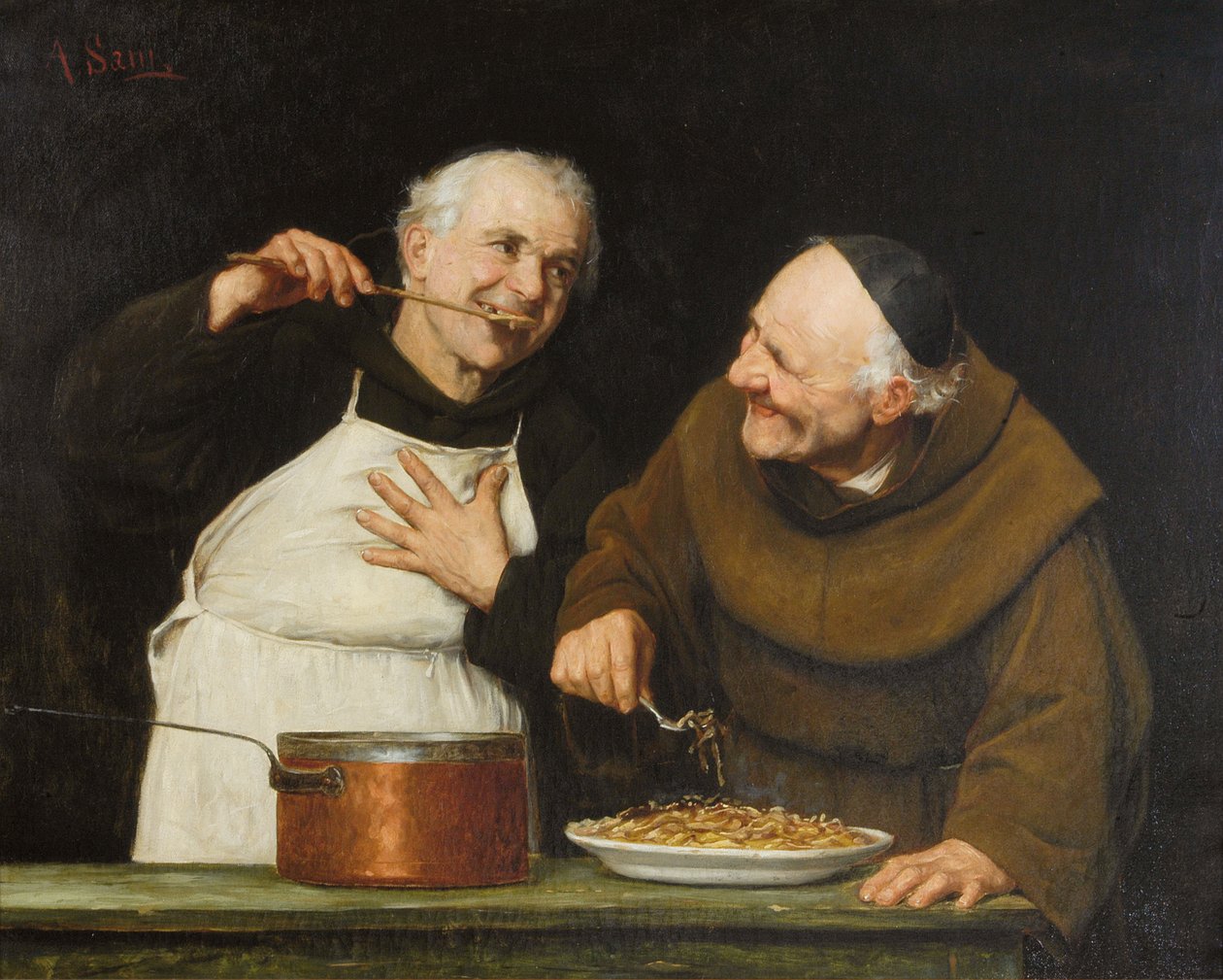 A kóstoló alkotó: Alessandro Sani