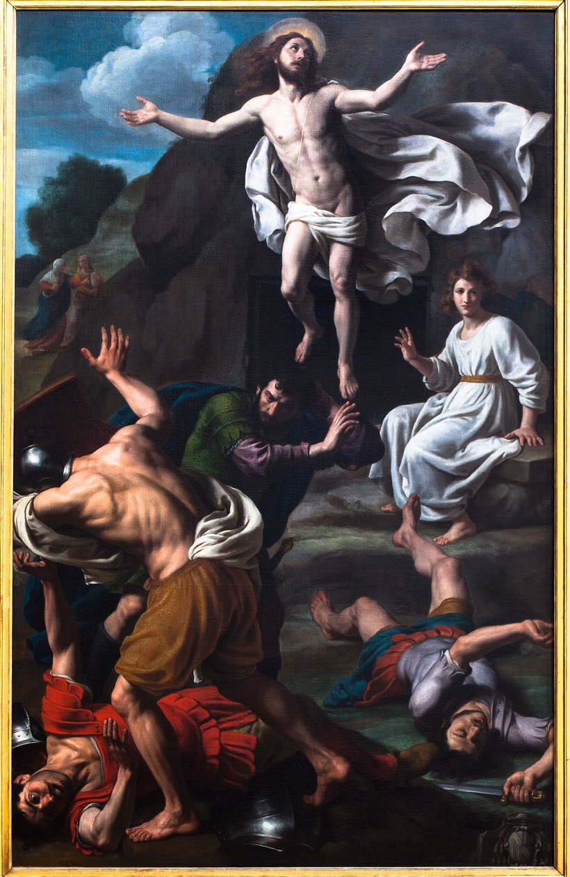 Krisztus feltámadása alkotó: Alessandro Turchi