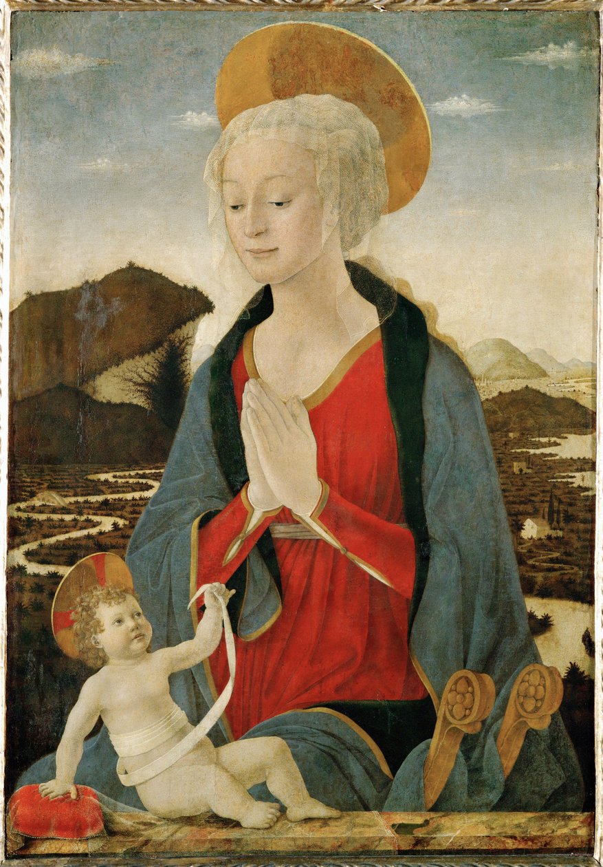 Madonna és gyermeke ... alkotó: Alessio Baldovinetti