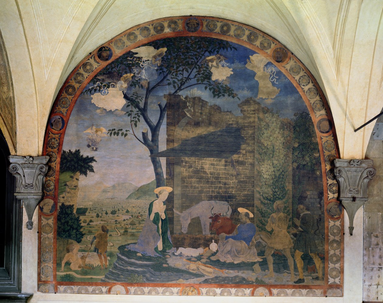 Születés, 1460-62 alkotó: Alesso Baldovinetti
