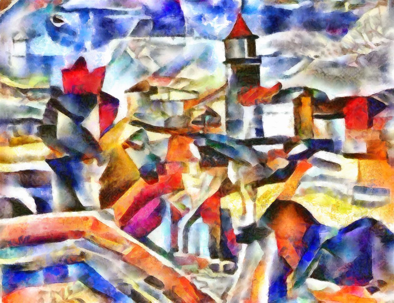 város a folyón, 2017, alkotó: Alex Caminker