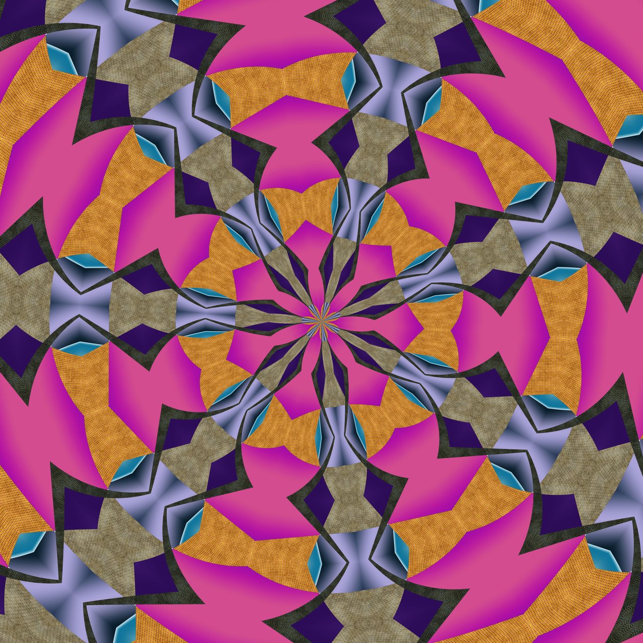arabeszk #2, 2019, (vegyes technika) alkotó: Alex Caminker