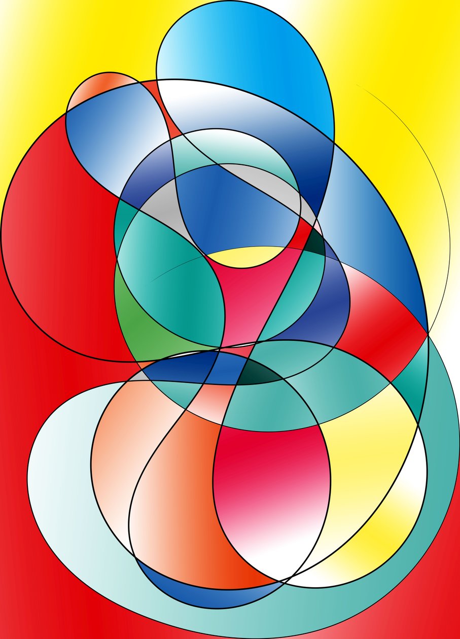ölelés,2019,(gradiens) alkotó: Alex Caminker