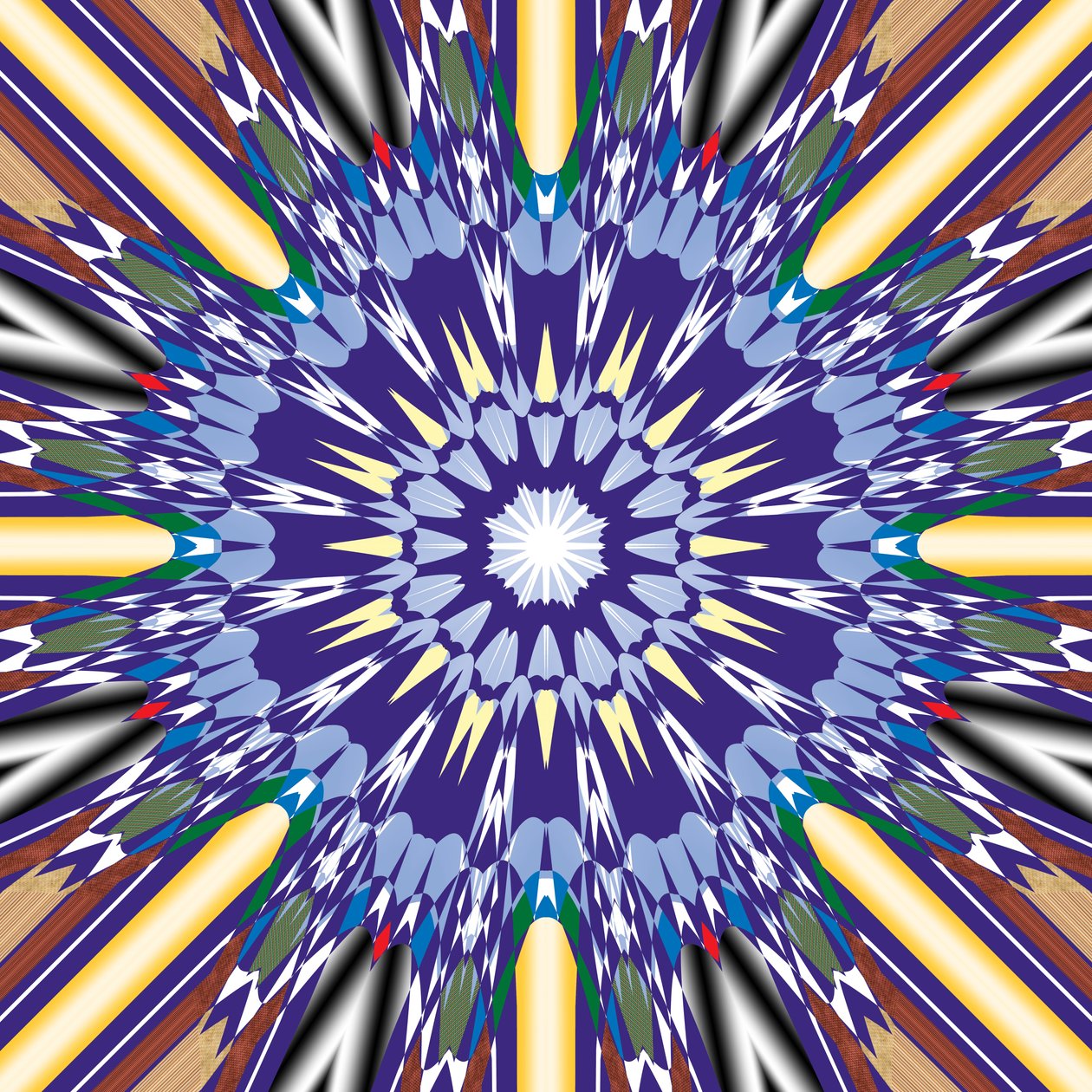 mandala, 2019,(vegyes) alkotó: Alex Caminker