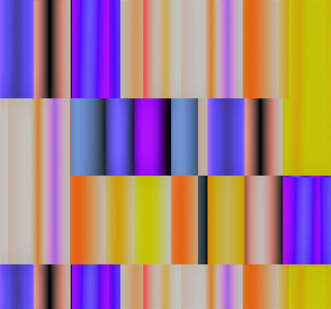 a természet mint tévé, 2017,(gradiens) alkotó: Alex Caminker