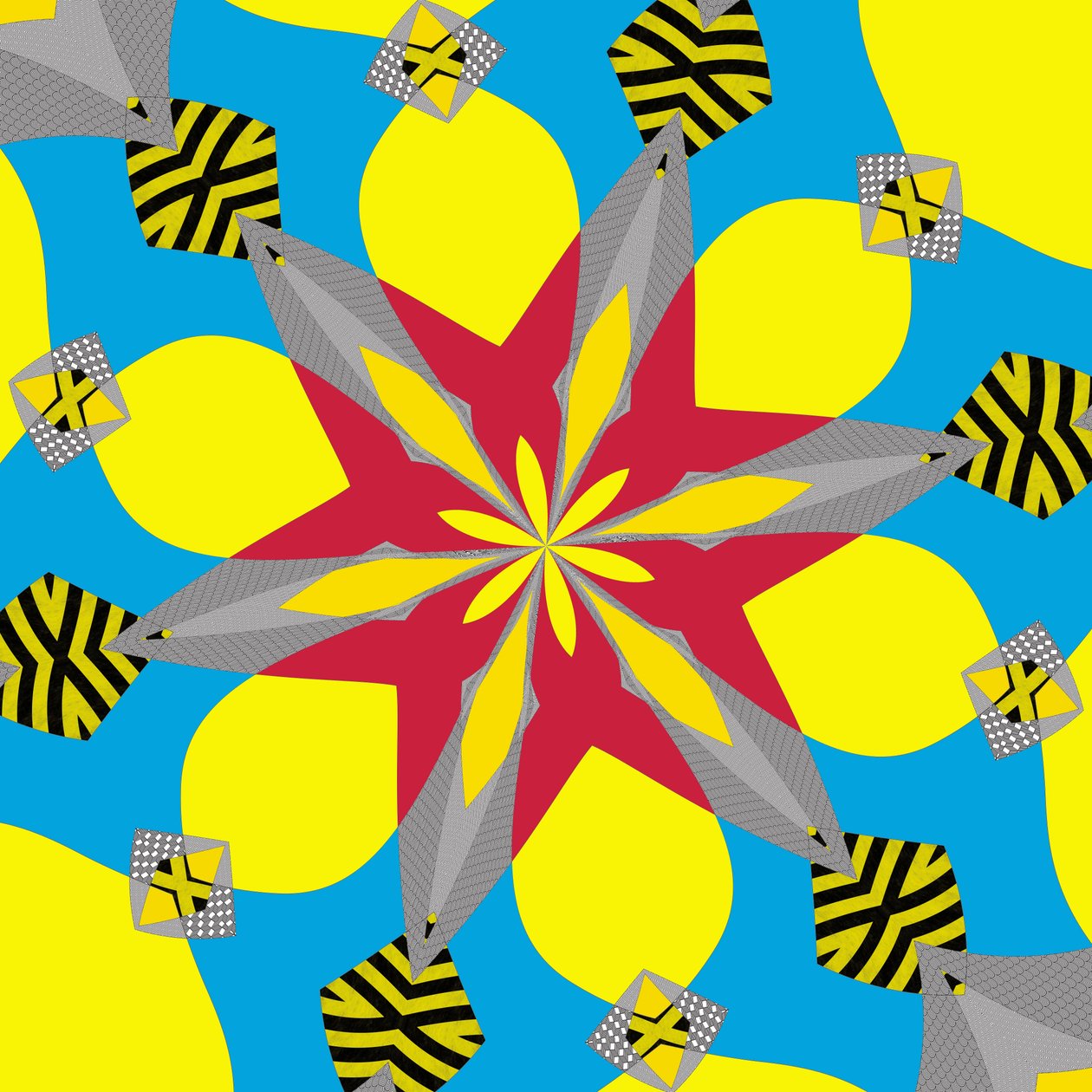 szimmetria #11,2019,(vegyes technika) alkotó: Alex Caminker