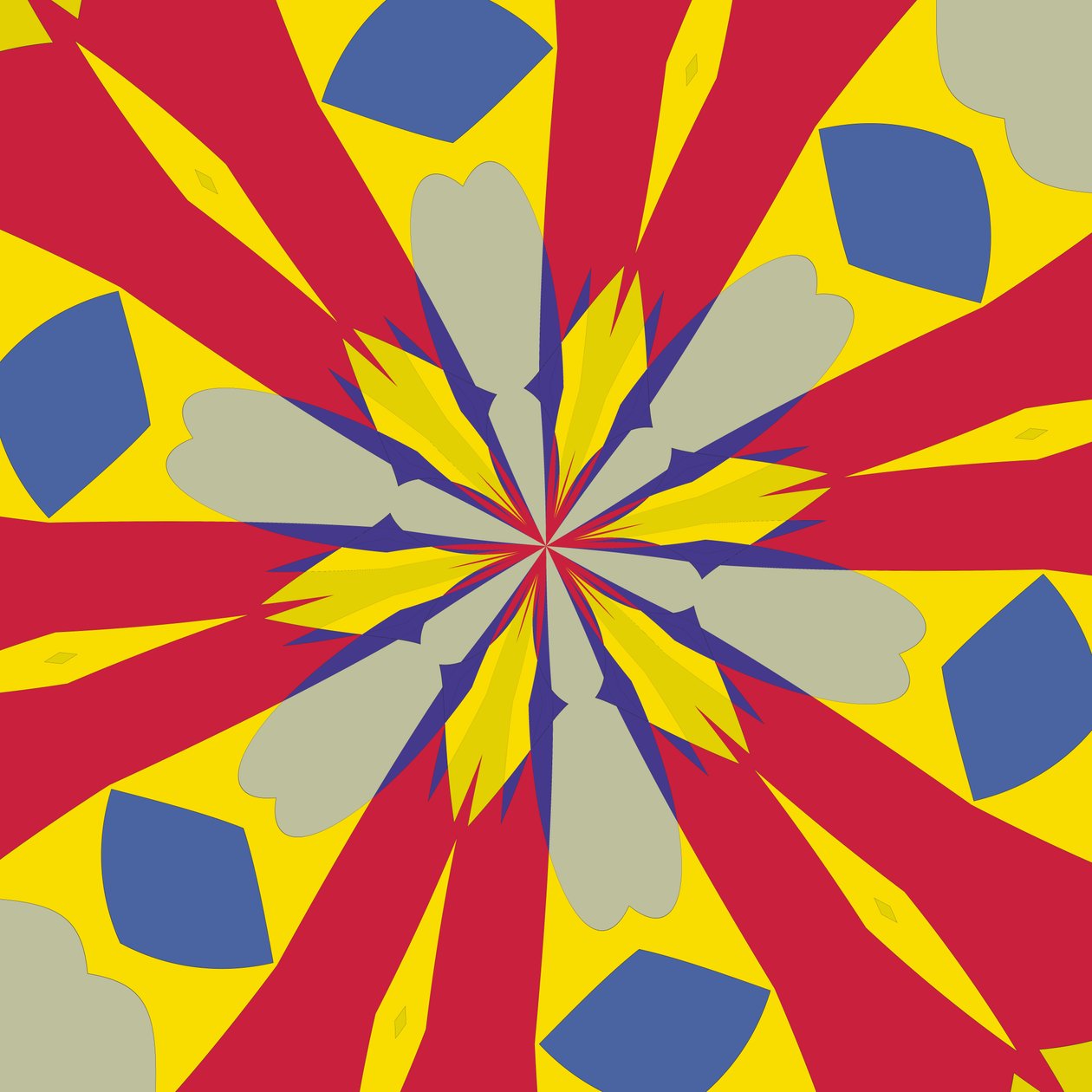 szimmetria #45,2019,(vegyes technika) alkotó: Alex Caminker