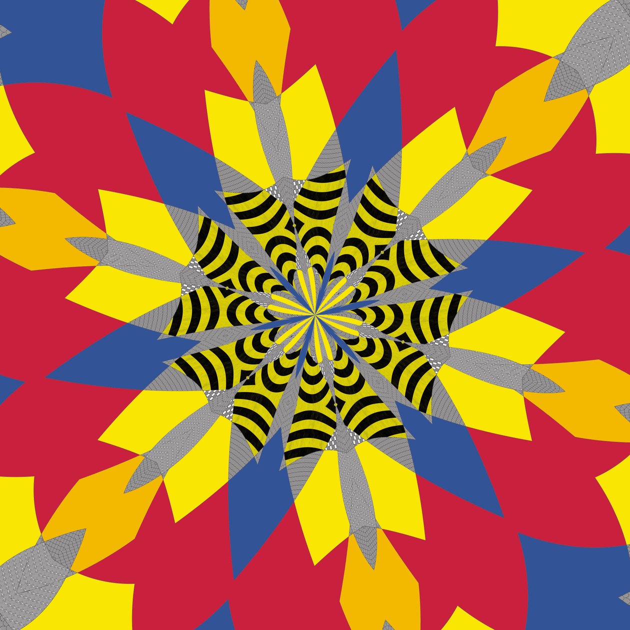 szimmetria #6,2019,(vegyes technika) alkotó: Alex Caminker