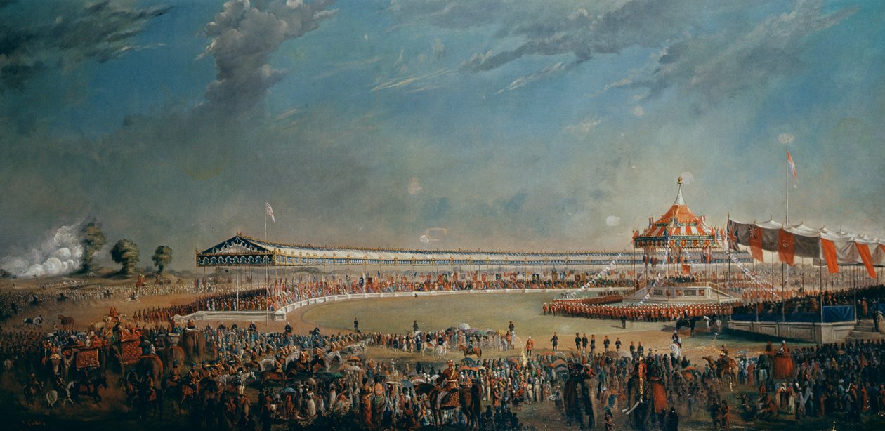 Delhi Durbar, Viktória királynő India császárnőjévé válásának ünnepe, 1877 alkotó: Alexander Caddy