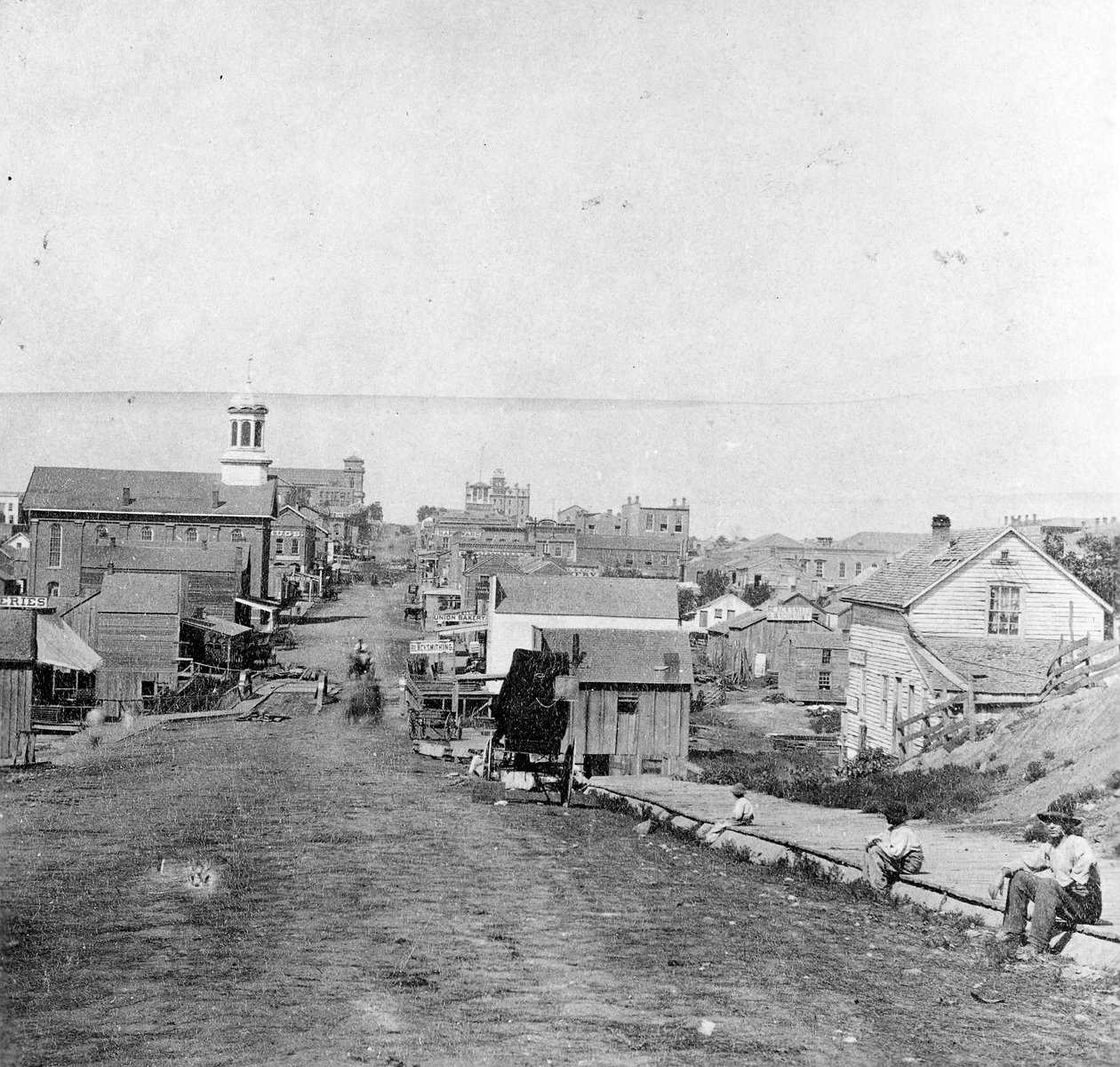 Fifth Street, Leavenworth, Kansas, 1867 alkotó: Alexander Gardner