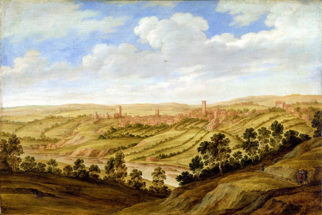 Richmond kastély, Yorkshire, 1640-41 körül alkotó: Alexander Keirincx