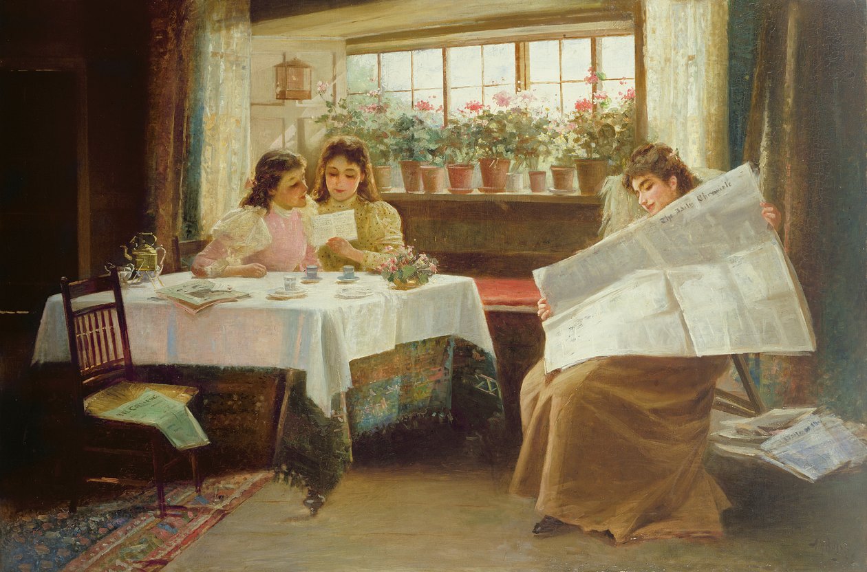 Hírek a frontról, 1899 alkotó: Alexander M. Rossi