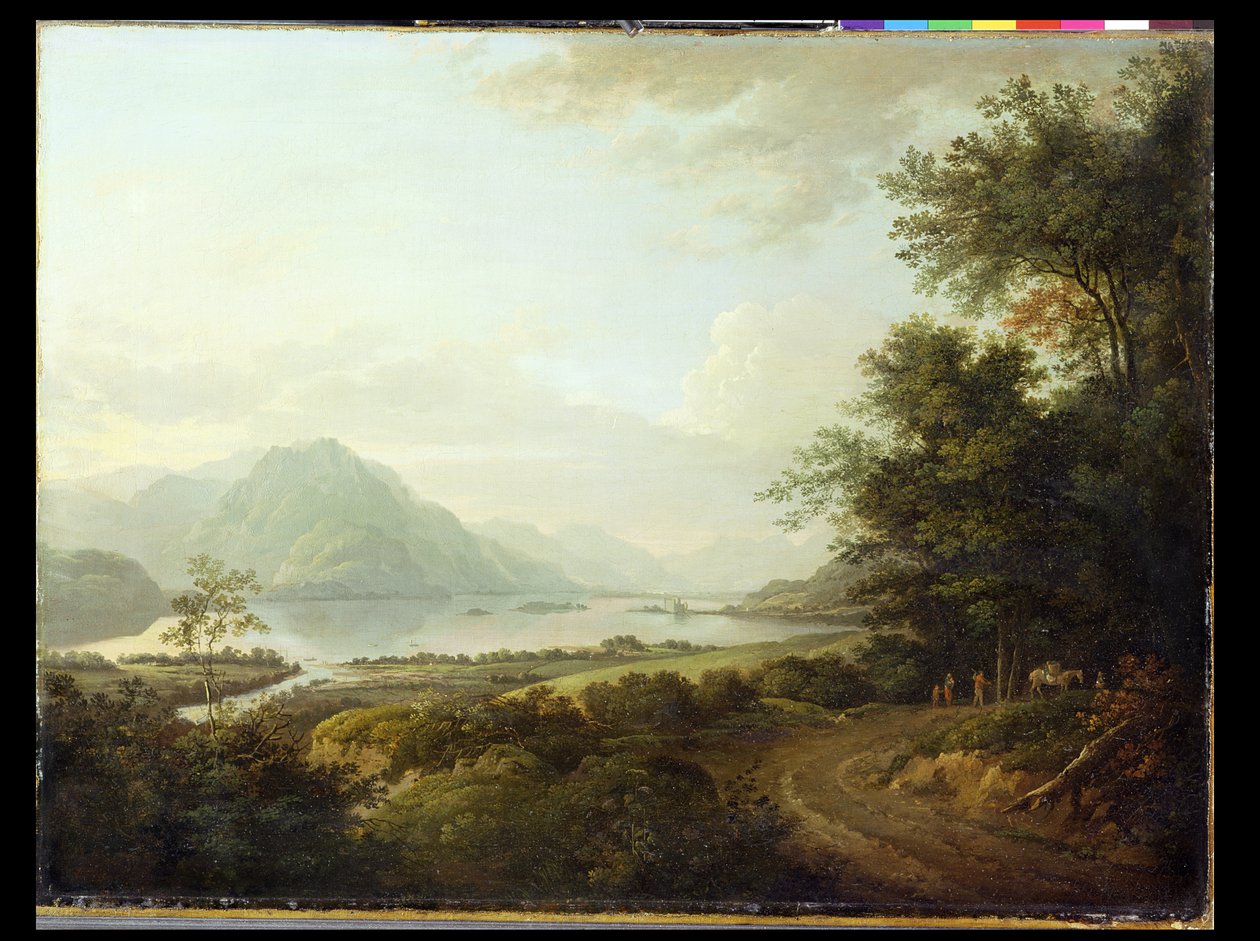 Loch Awe, Argyllshire, 1780-1800 körül alkotó: Alexander Nasmyth