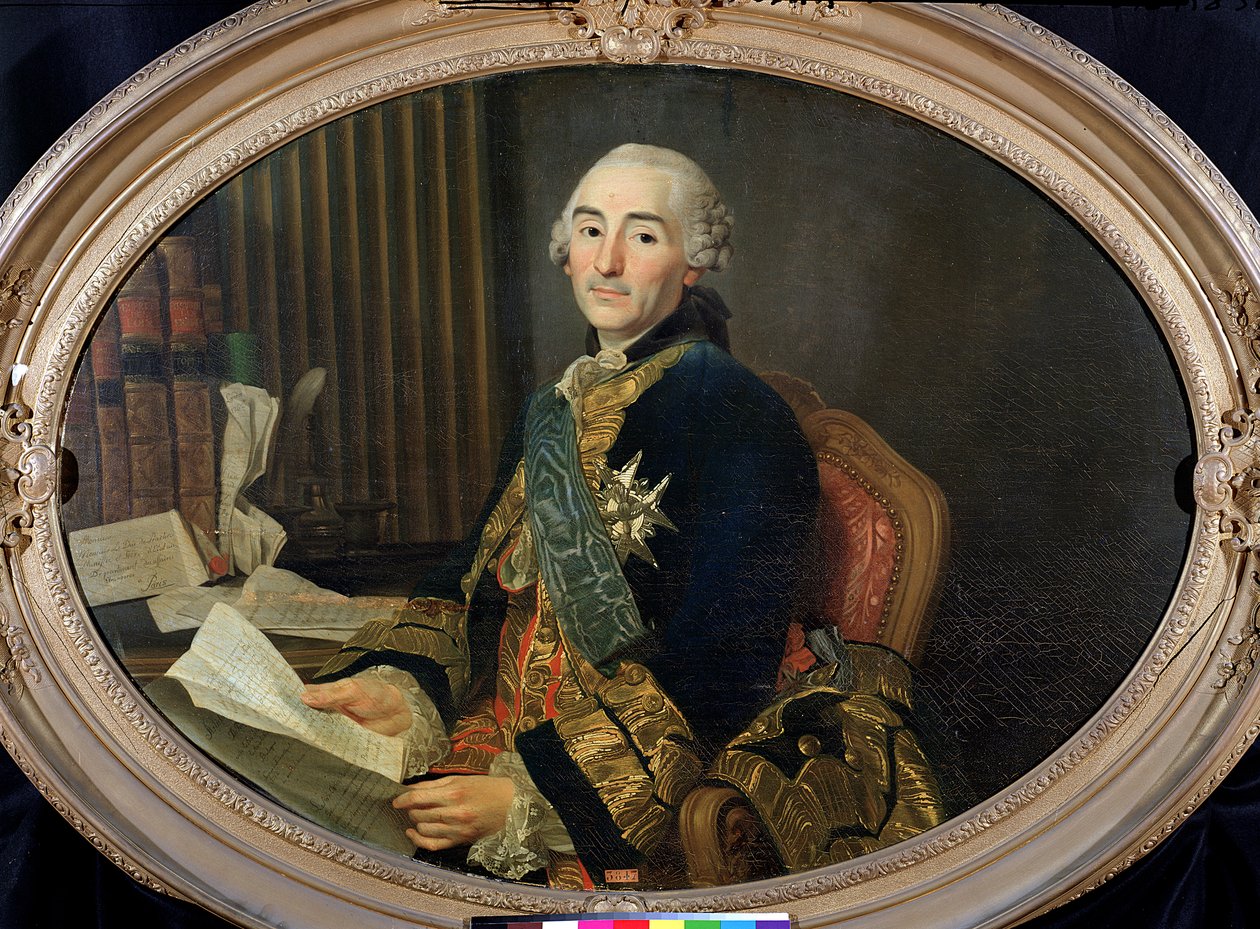 Cesar-Gabriel de Choiseul-Chevigny (1712-85) Praslin hercege, 1763 alkotó: Alexander Roslin