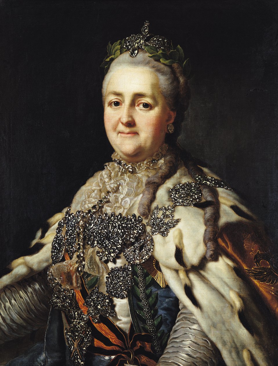 II. Katalin (1729-96) orosz portréja alkotó: Alexander Roslin