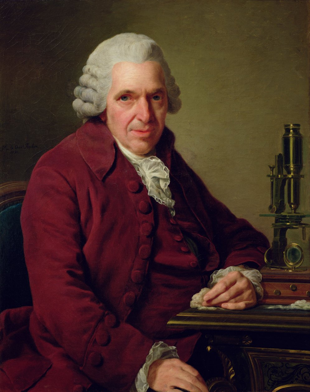 Louis Jean Marie Daubenton (1716-1800) portréja 1791 alkotó: Alexander Roslin