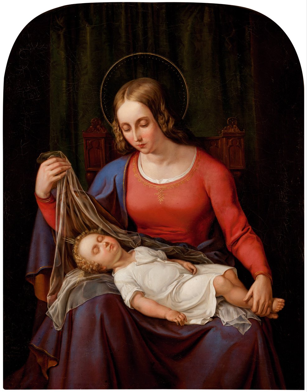 Madonna és gyermeke alkotó: Alexander Schramm