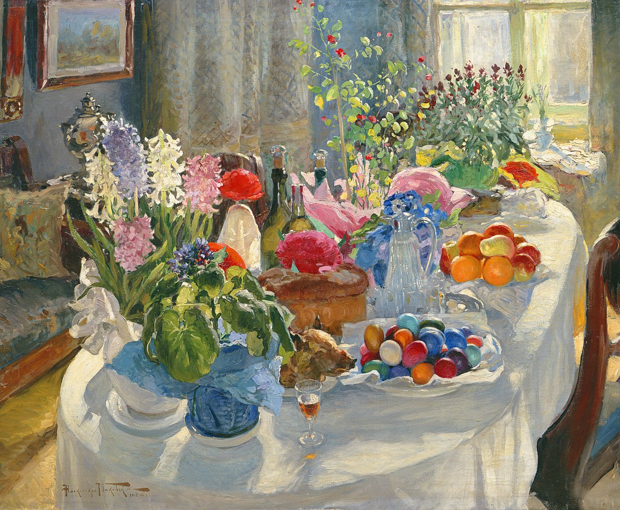 Húsvéti asztal alkotó: Alexander Vladimirovich Makovsky
