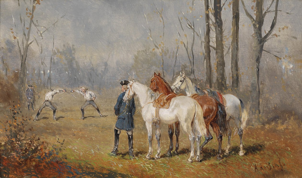 A párbaj alkotó: Alexander von Bensa