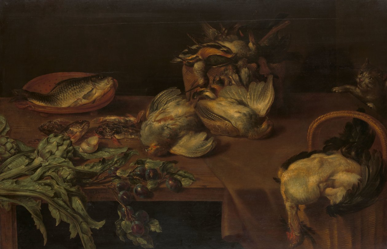 Csendélet vadtyúkkal alkotó: Alexander Adriaenssen
