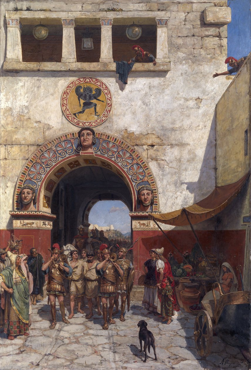 Kapu Volterrában, Etruria államban alkotó: Alexander Alexandrovich Svedomsky