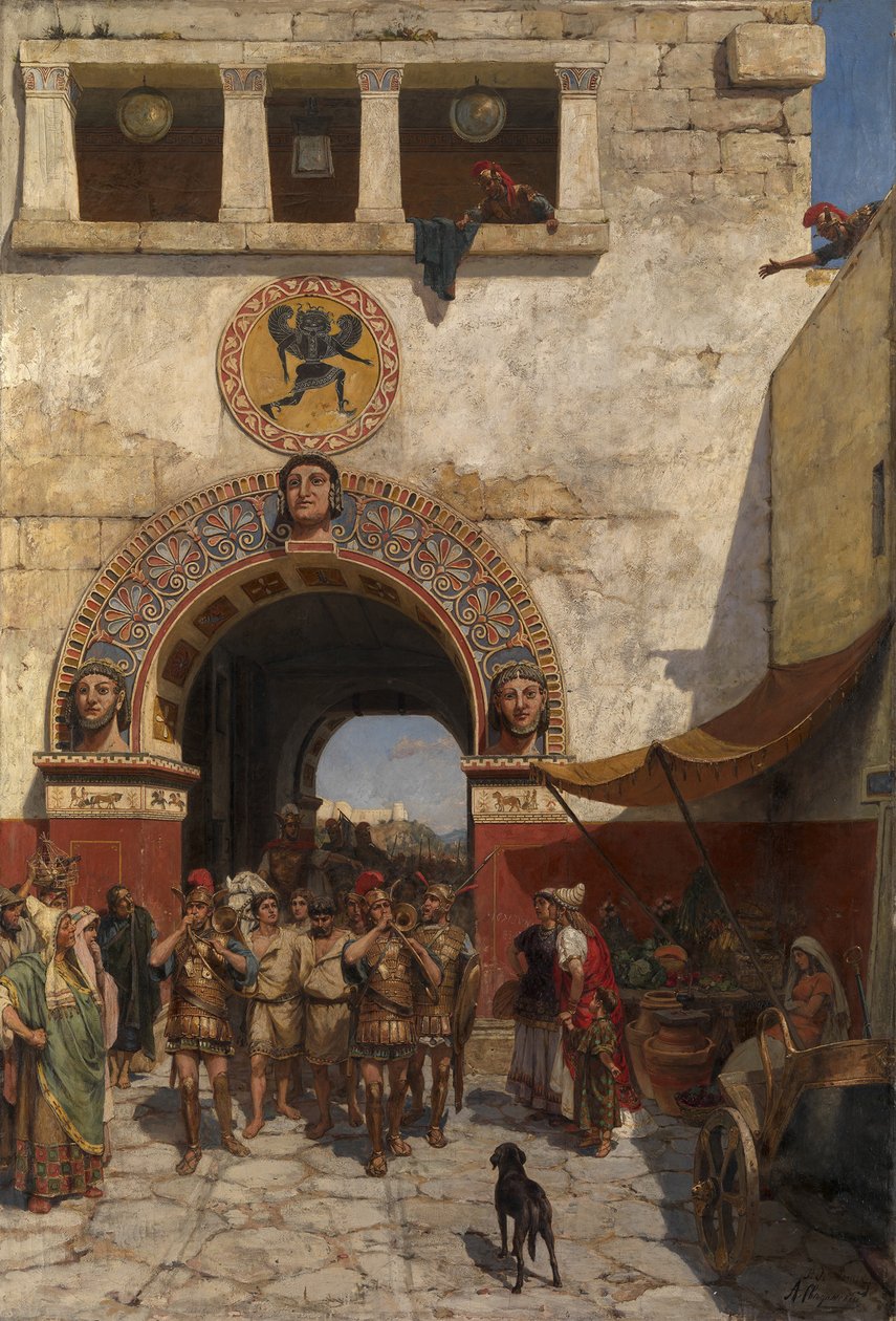 Kapu Volterrában, Etruria államban alkotó: Alexander Alexandrovich Svedomsky
