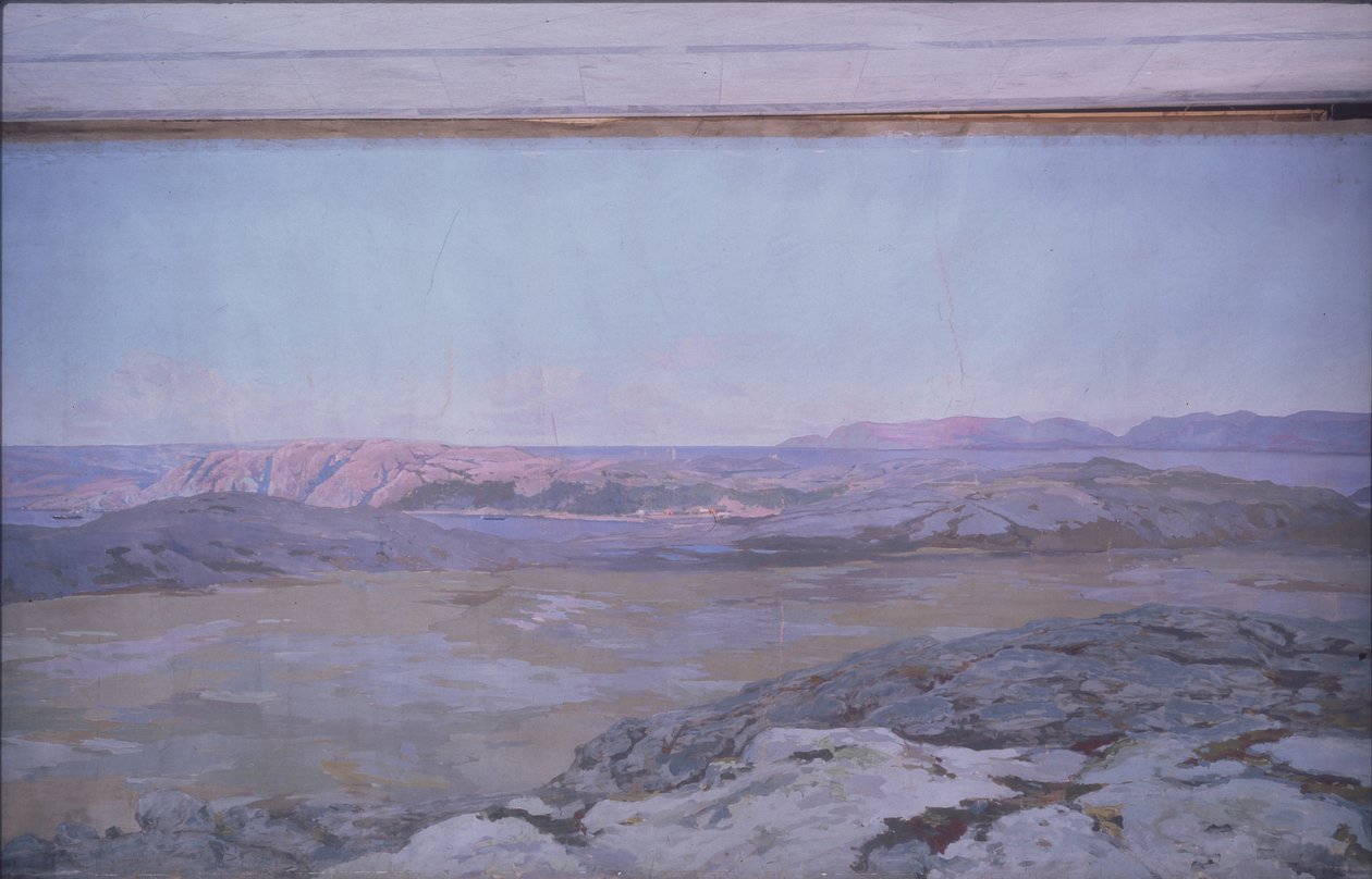 Fjord Norvégiában alkotó: Alexander Alexeyevich Borisov