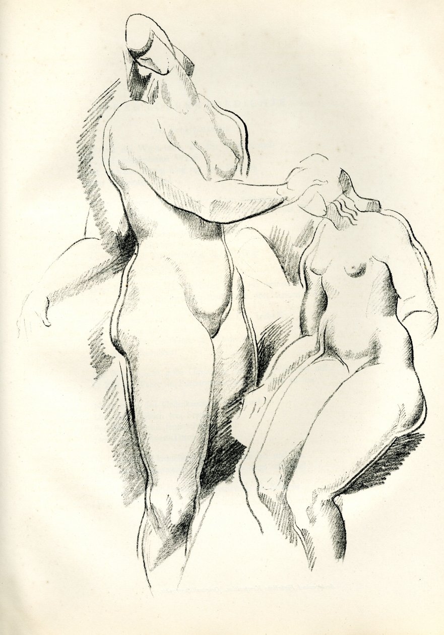 Németül: Figurliche Kompositio Figurliche Komposition (Figuratív kompozíció), a Genius, Zeitschrift für werdende und alte Kunst-ból alkotó: Alexander Archipenko