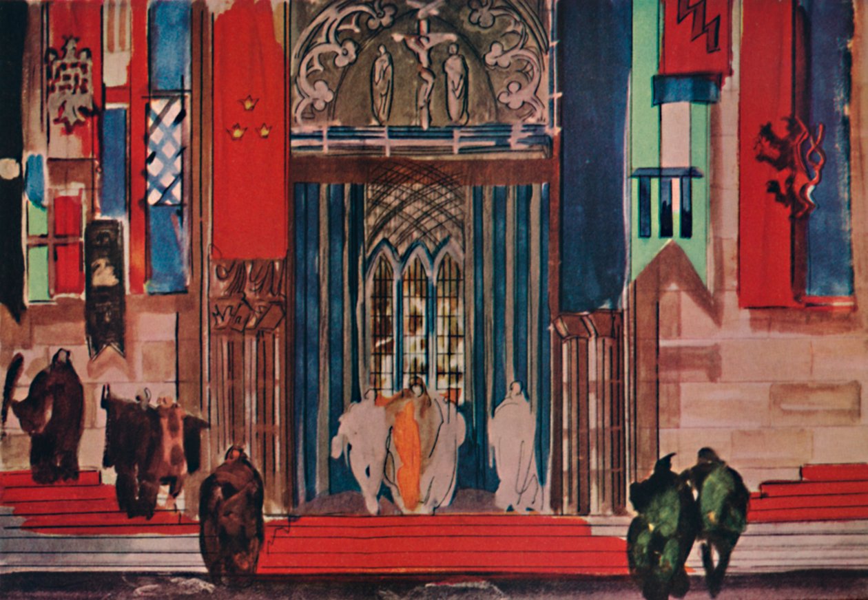 „Design for Stage Setting”, c1927 alkotó: Alexander Baranowsky