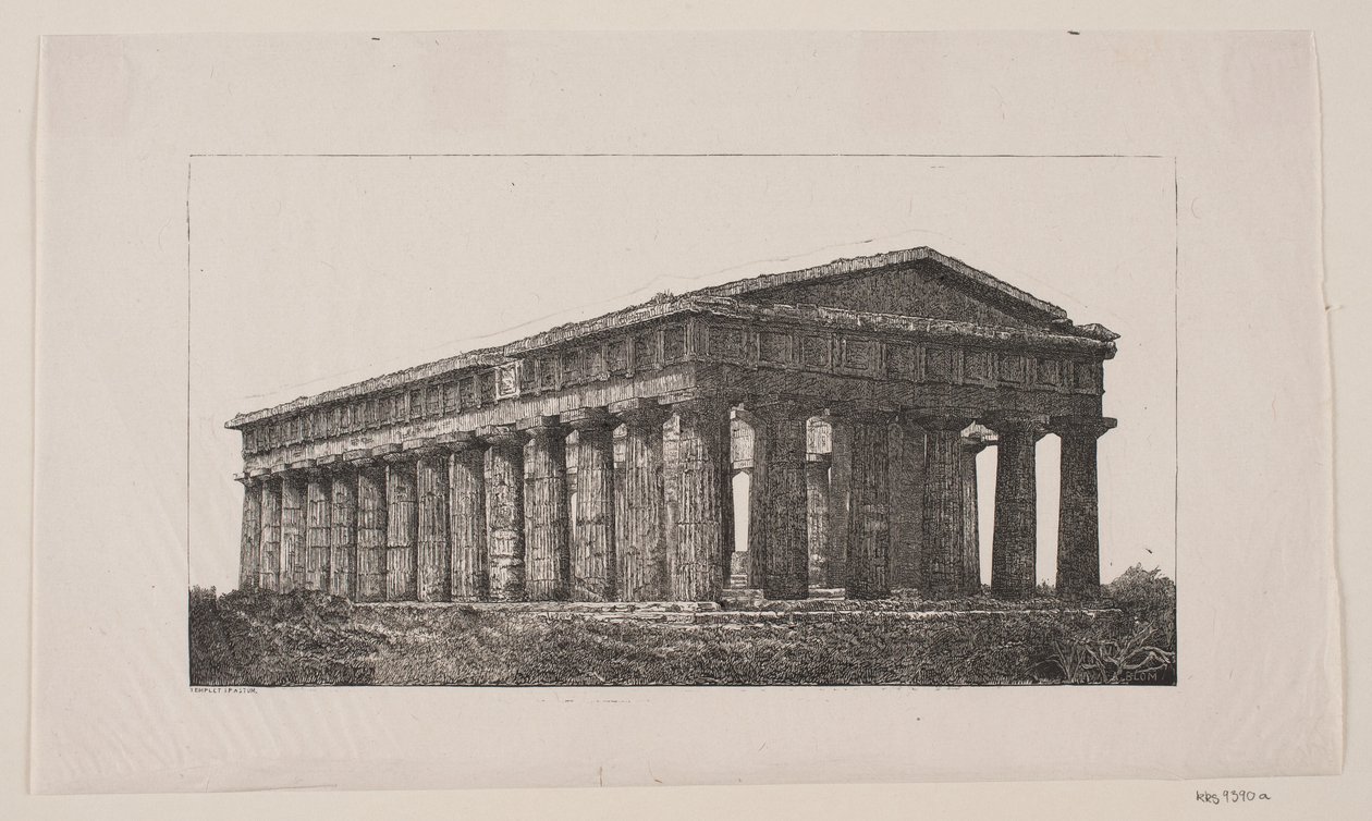 Poszeidón templomok Pestusban alkotó: Alexander Blom