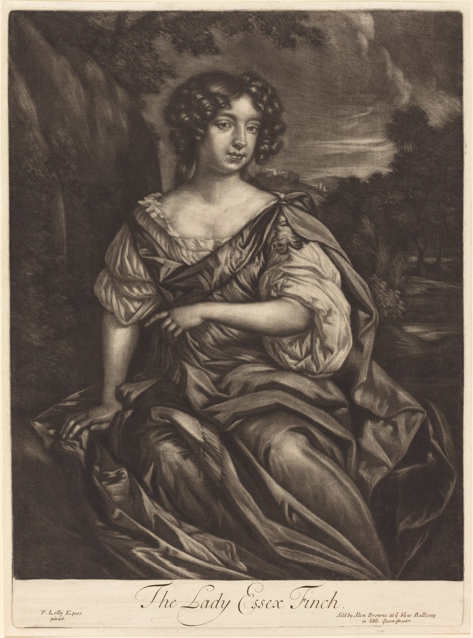 A Lady Essex Finch alkotó: Alexander Browne after Sir Peter Lely