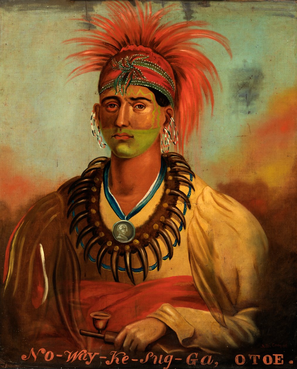 No-way-ke-sug-gay, ka. 1840. alkotó: Alexander Davis Cooper