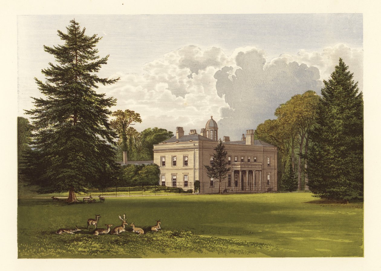 Brockley Hall, Somersetshire, Anglia. alkotó: Alexander Francis (after) Lydon