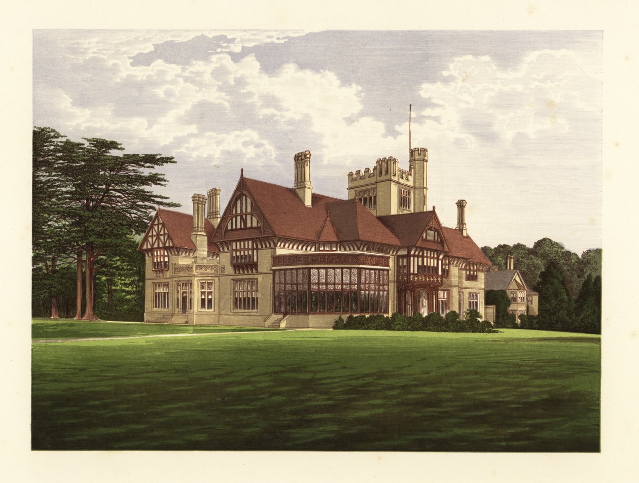 Cowdray Park, Sussex, Anglia. alkotó: Alexander Francis (after) Lydon