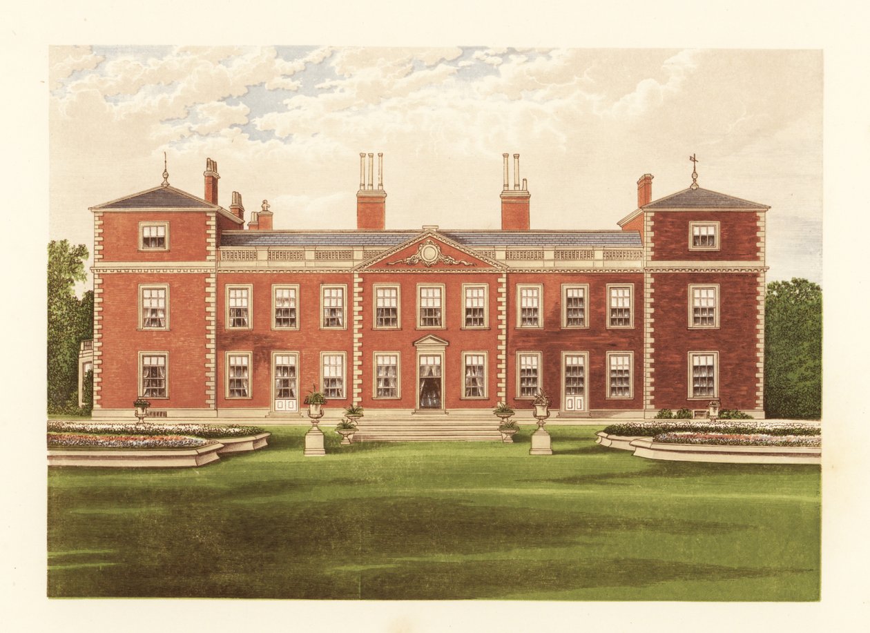 Euston Hall, Suffolk, Anglia. alkotó: Alexander Francis (after) Lydon
