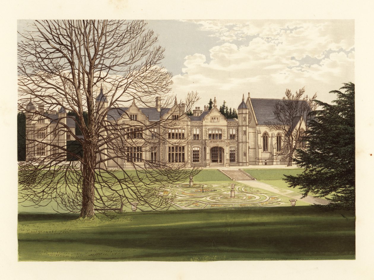 Exton House, Rutlandshire, Anglia. alkotó: Alexander Francis (after) Lydon