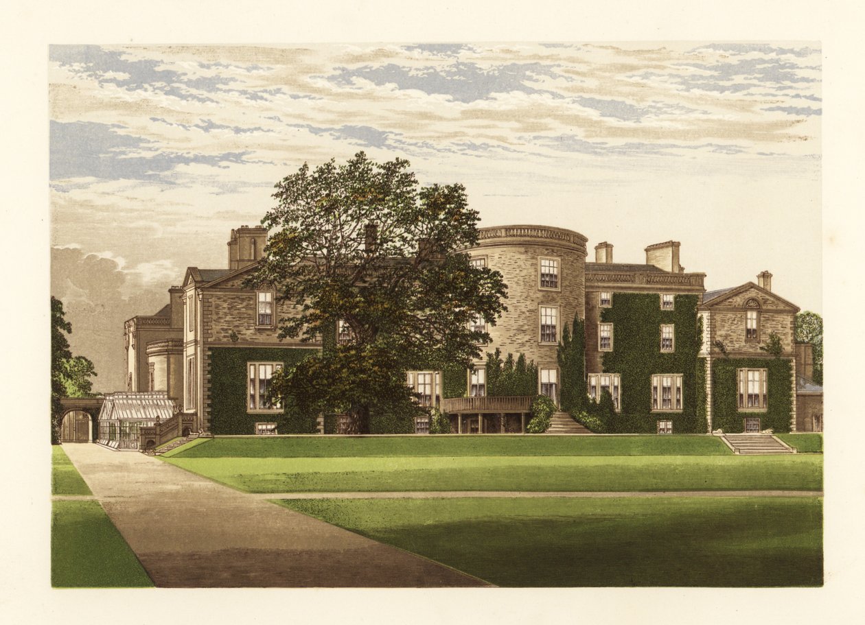Galloway House, Wigtown, Skócia. alkotó: Alexander Francis (after) Lydon