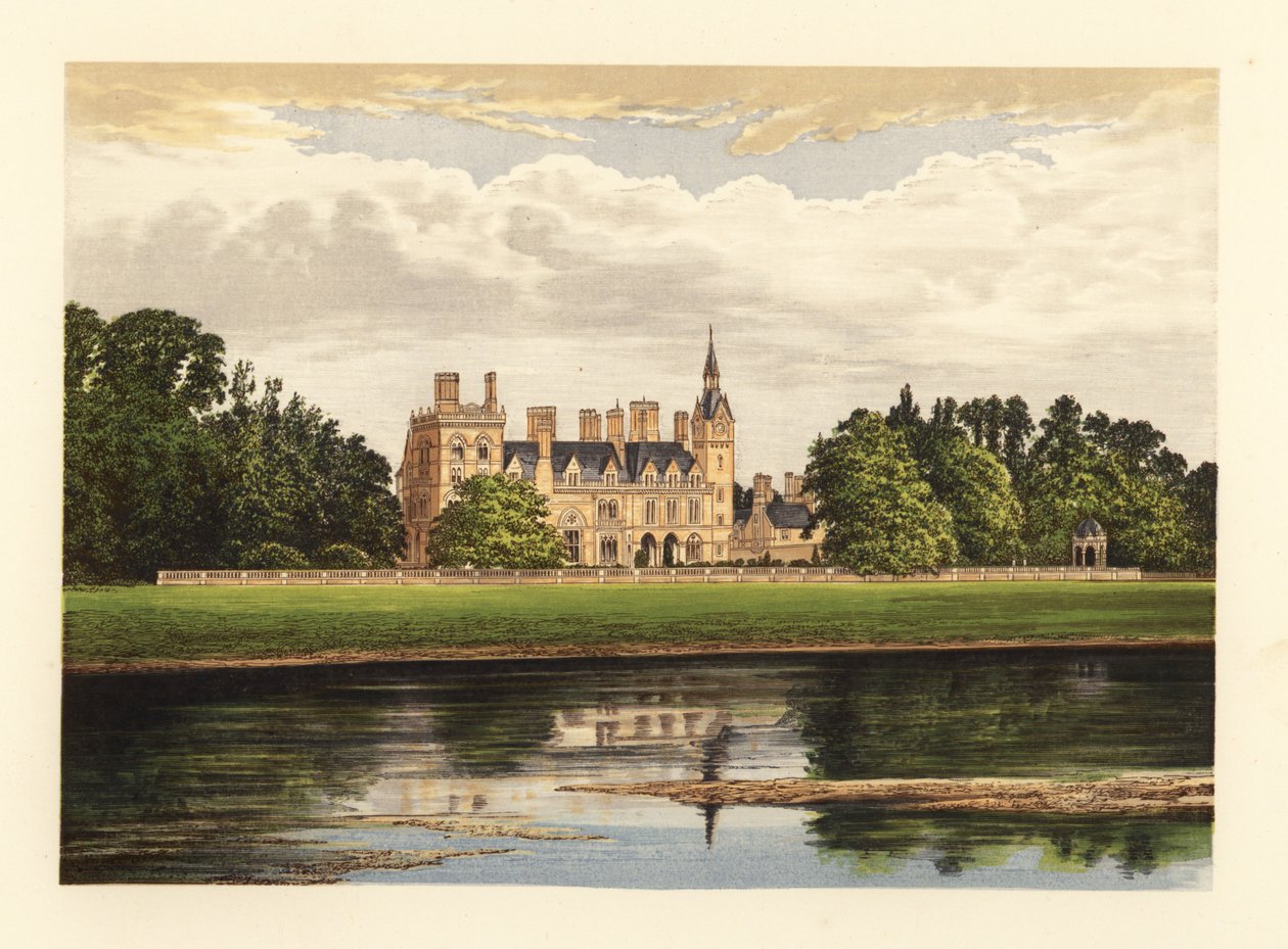 Kelham Hall, Nottinghamshire, Anglia. alkotó: Alexander Francis (after) Lydon