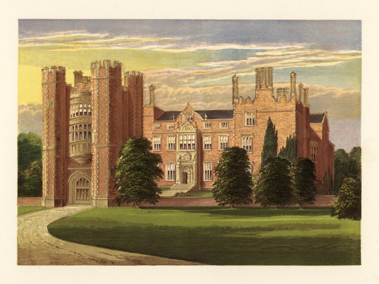 Kirtling Tower, Cambridgeshire, Anglia. alkotó: Alexander Francis (after) Lydon