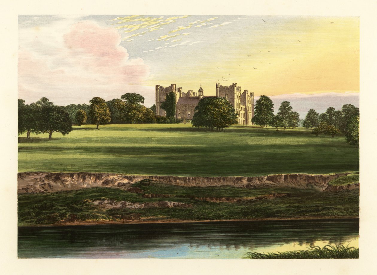Lumley kastély, Durham, Anglia. alkotó: Alexander Francis (after) Lydon