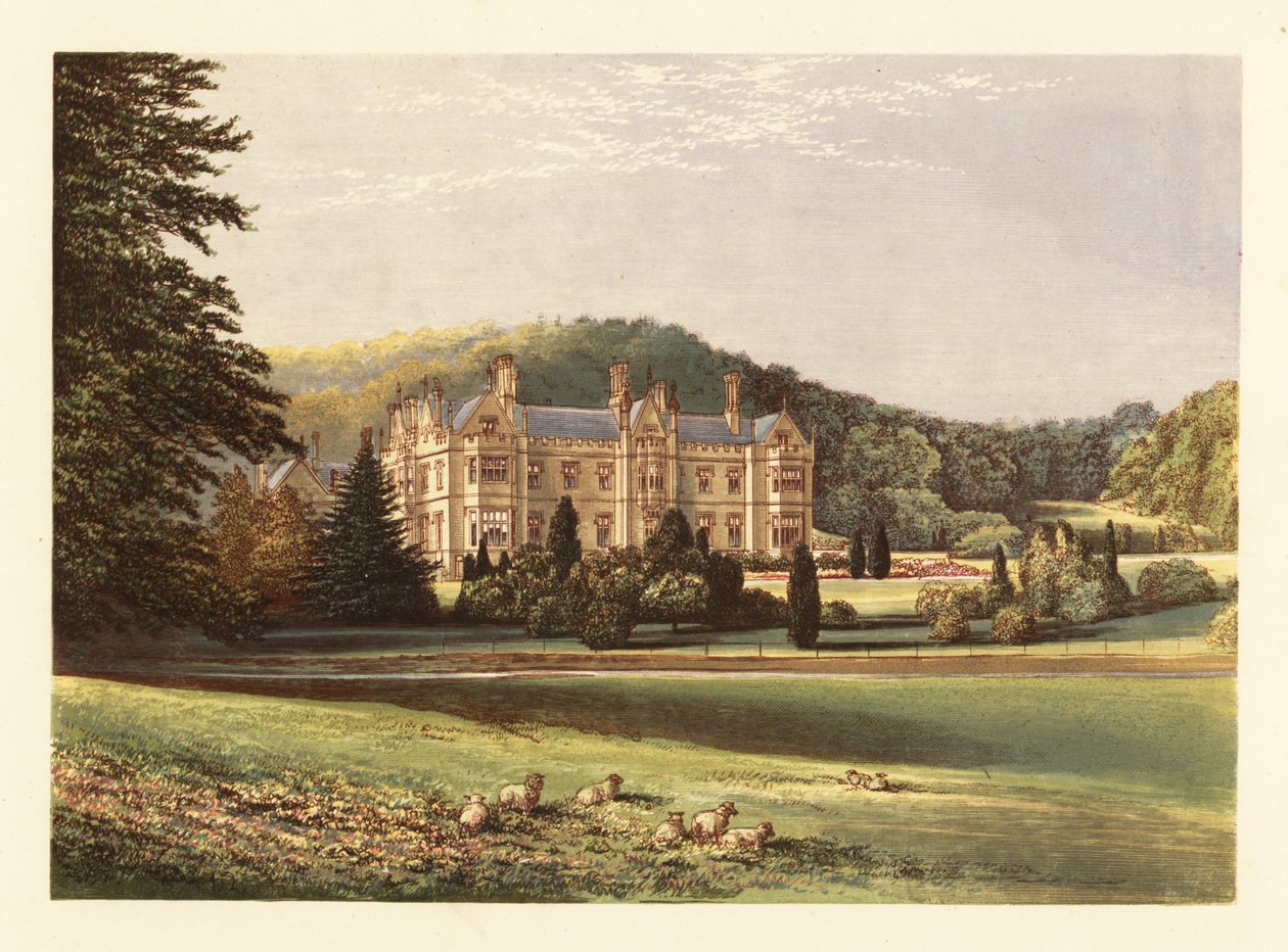 Mamhead, Devon, Anglia. ,1880 (metszet) alkotó: Alexander Francis (after) Lydon