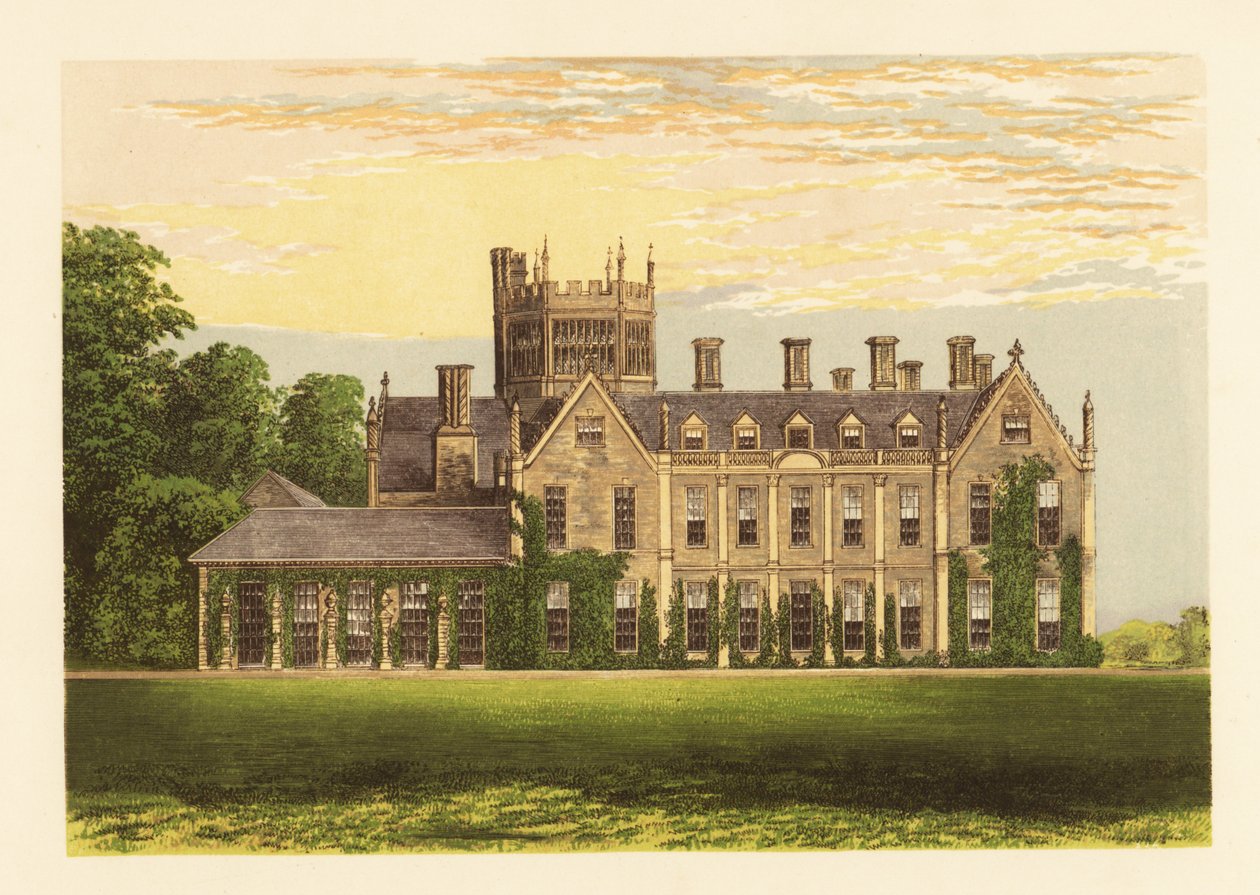 Melbury House, Dorsetshire, Anglia. alkotó: Alexander Francis (after) Lydon