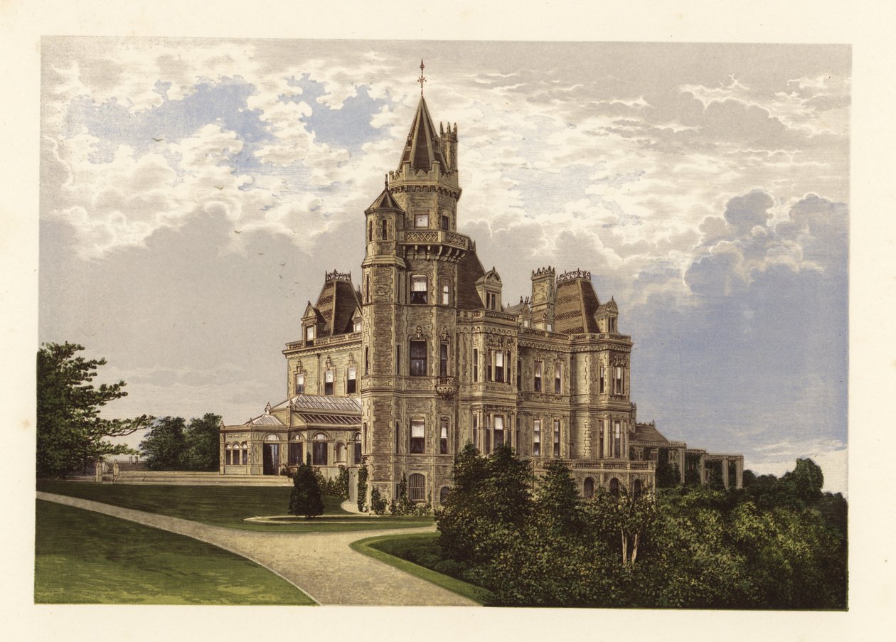 Normanhurst, Sussex, Anglia. ,1880 (metszet) alkotó: Alexander Francis (after) Lydon
